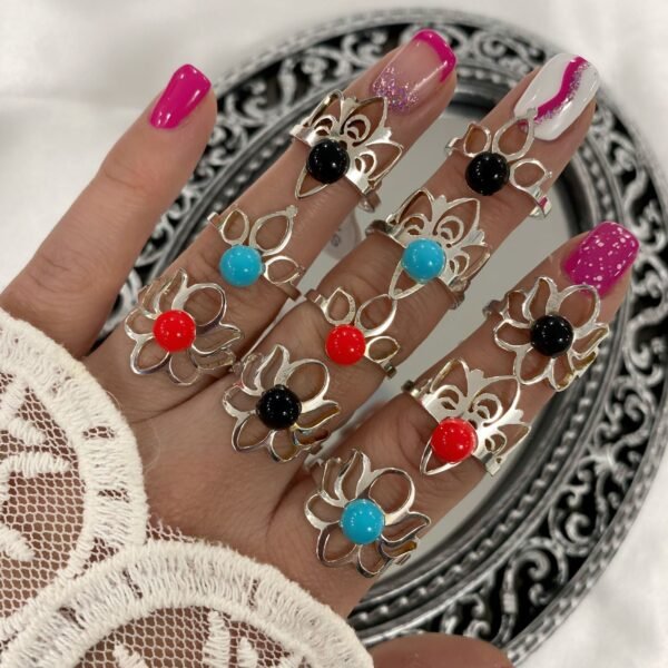a a kit x 10 anillos surtidos talles variados modelo 3